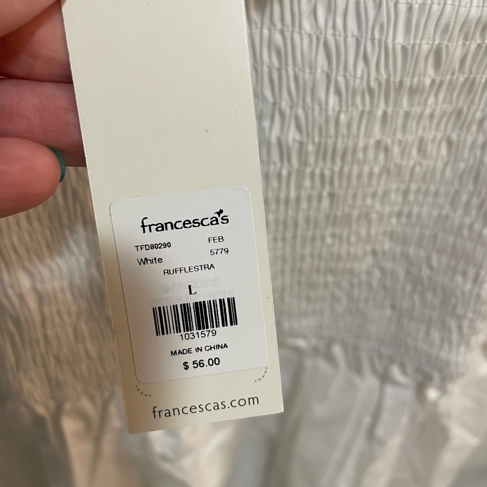 Flora Ruffle Strap Smock Top Mini Dress - Picture 5 of 5